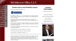 Desktop Screenshot of mcclellan-law.com