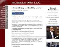 Tablet Screenshot of mcclellan-law.com